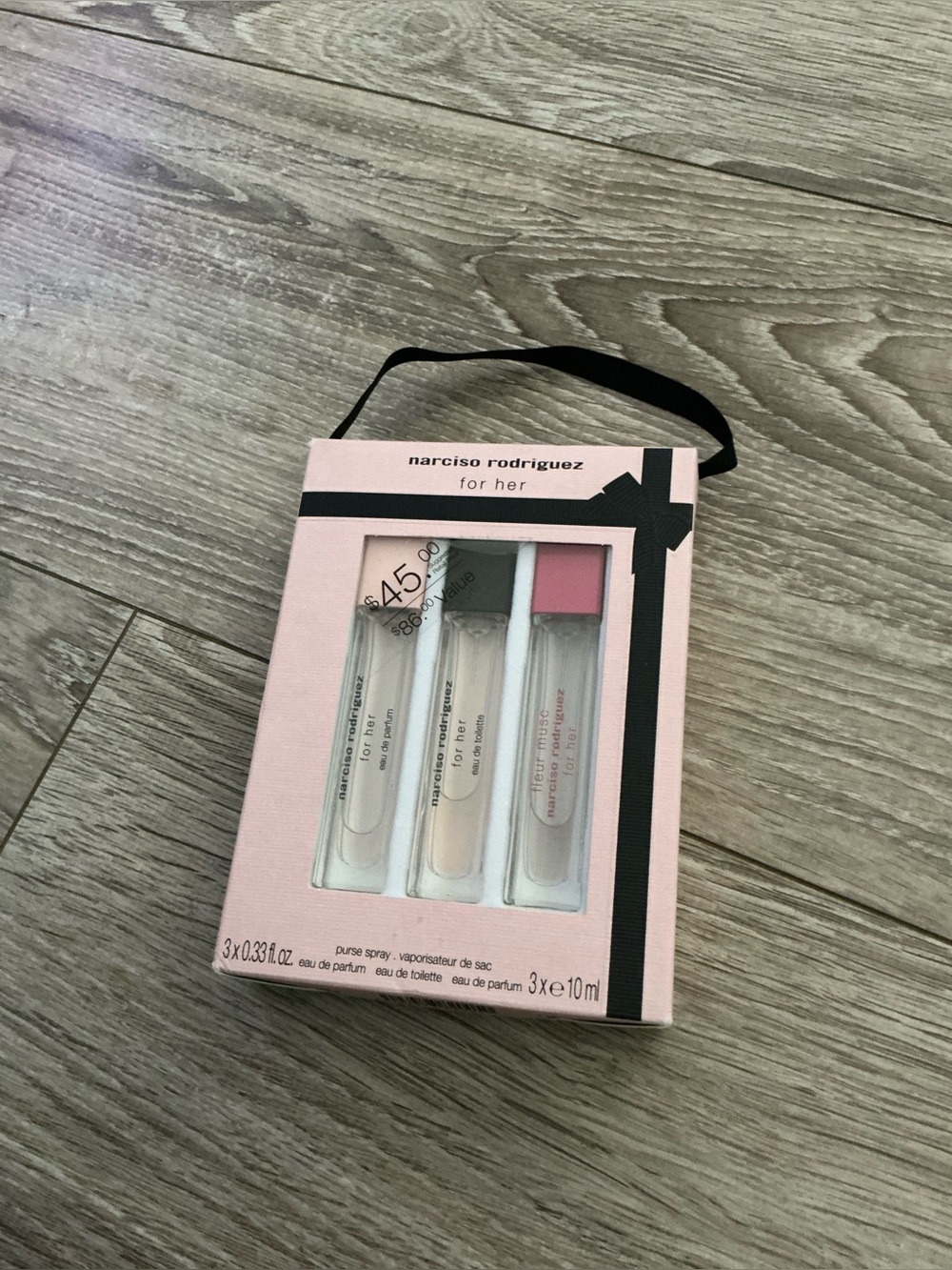 Narciso Rodriguez For Her 3-piece Purse Spray Gift Set Eau de Parfum